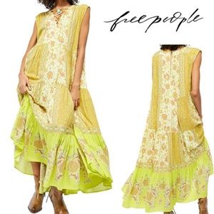 Free People Hanalei Bay Lace-Up Maxi Dress